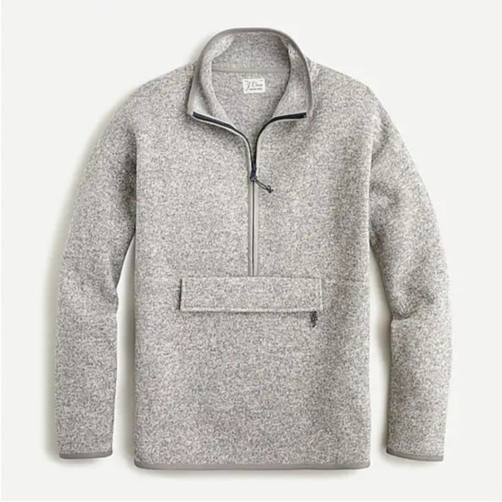 JCrew Polartec Sherpa Fleece Pocket Pullover